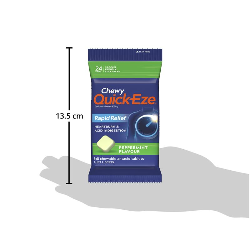 Quick Eze Chewy Peppermint Multi Pack - GimmeNow