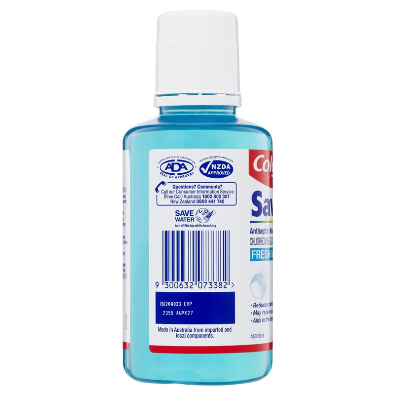 Colgate Savacol Mouthwash Fresh Mint 300mL