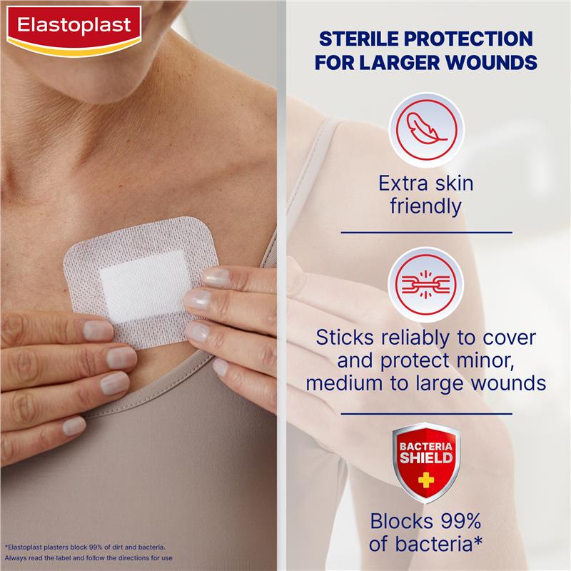 Elastoplast Sensitive Dressing XL 6x7cm 5 Dressings - GimmeNow