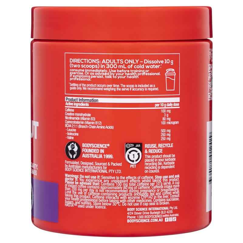 BSc K-OS Pre-Workout Grape 300g