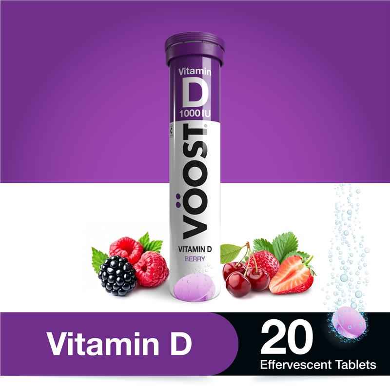 Voost Vitamin D Effervescent 20 Tablets