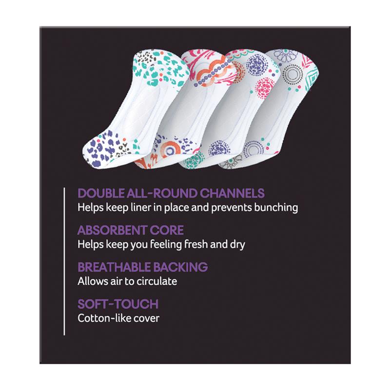 U by Kotex Designer Series Liners Protect 30 Pack