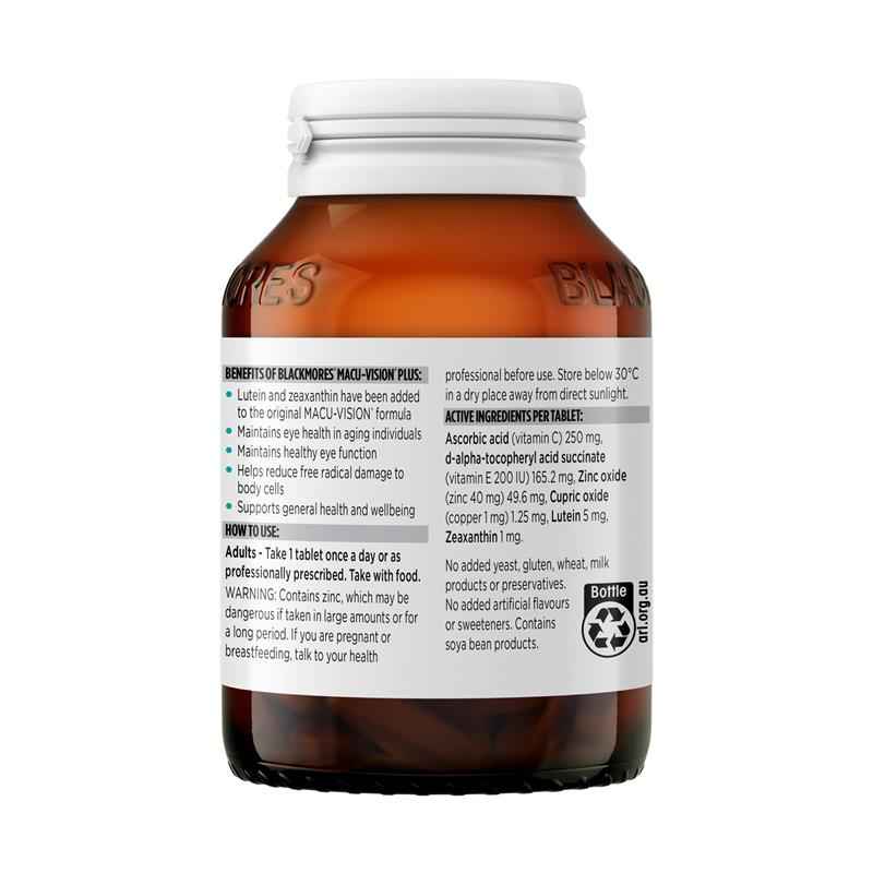 Blackmores Macu Vision Plus 120 Tablets