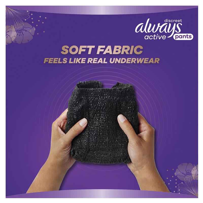 Always Discreet Active Pants Large 8 Pack