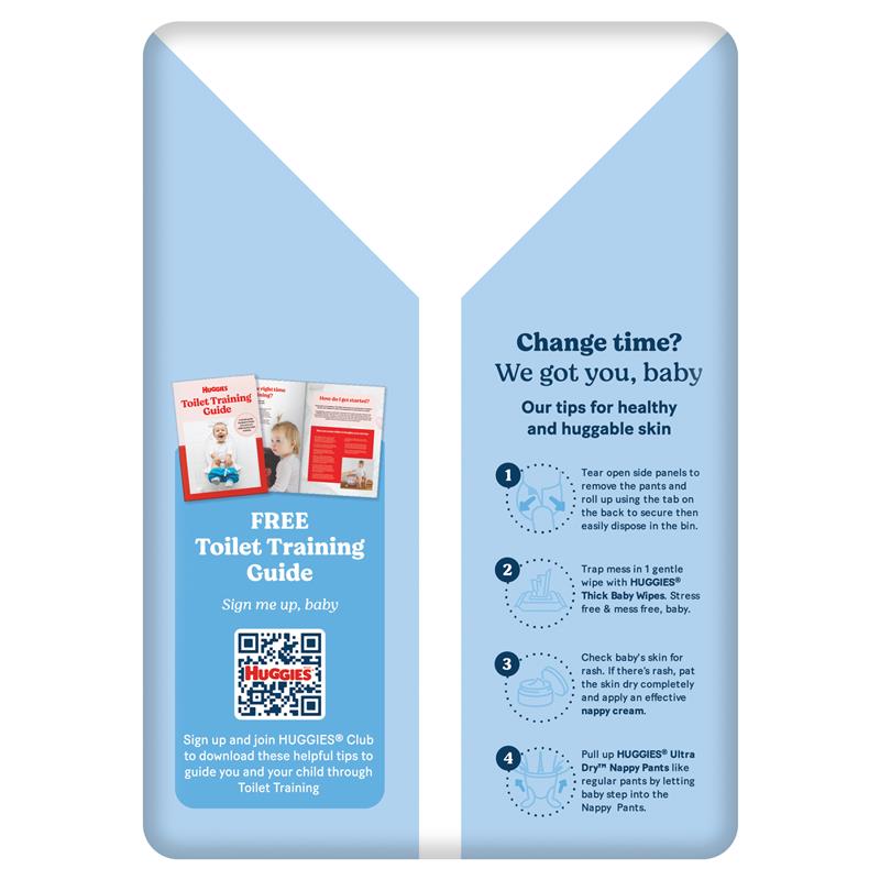 Huggies Ultra Dry Nappy Pants Size 6 15kg & Over Boy 24 Pack