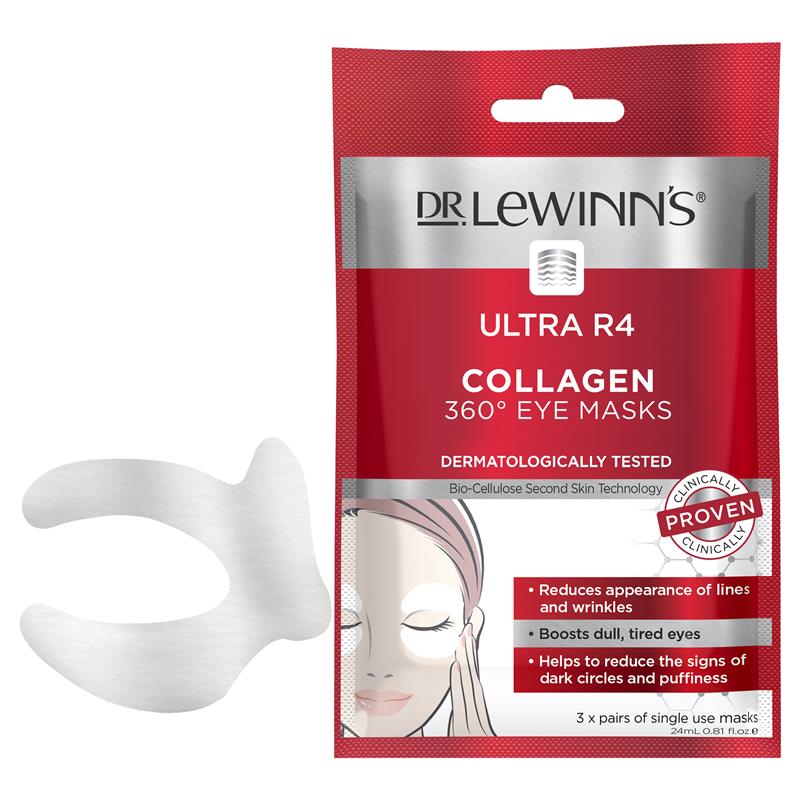 Dr. LeWinn's Plump + Lift Collagen Plumping Eye Mask 3 Pack