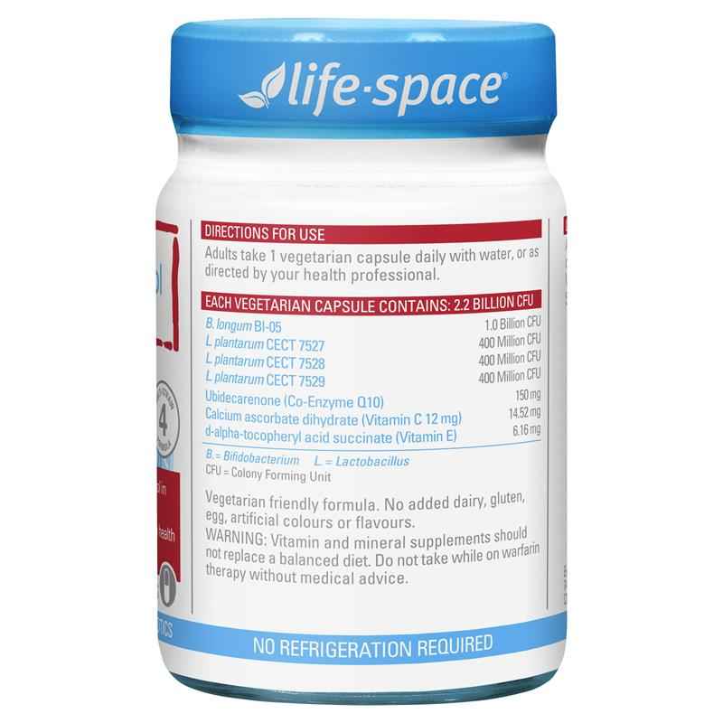 Life-Space Probiotic + Cholesterol Support 50 Capsules