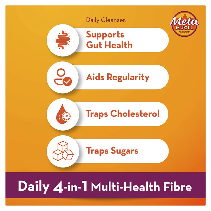 Metamucil Fibre Supplement Capsules 100 - GimmeNow
