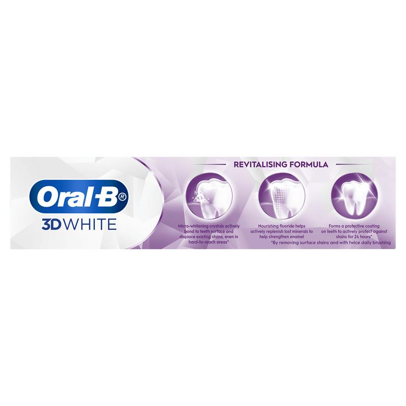 Oral B Toothpaste 3D White Lasting Freshness Blast 95g - GimmeNow