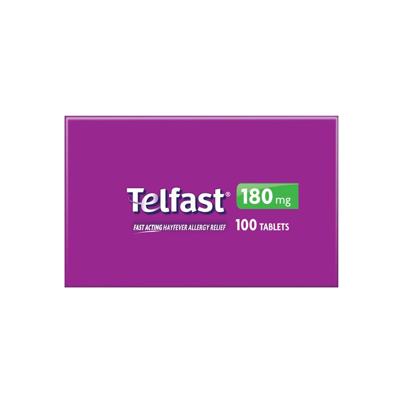Telfast 180mg 100 Tablets Exclusive Size - GimmeNow