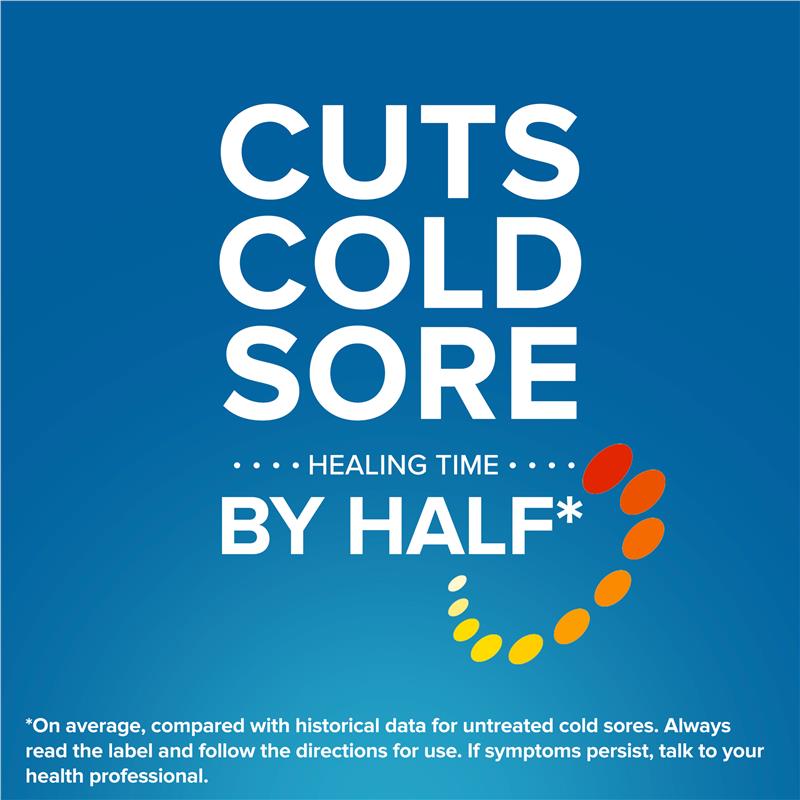 Zovirax Cold Sore Cream Pump 2g - GimmeNow