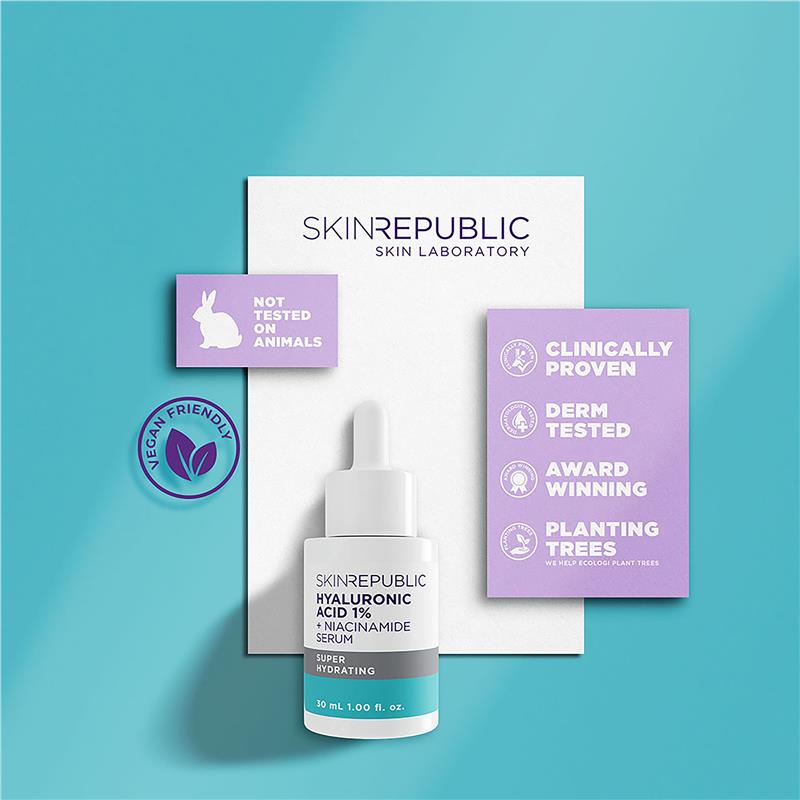 Skin Republic Hyaluronic Acid 1% + Niacinamide 2% Serum 30ml
