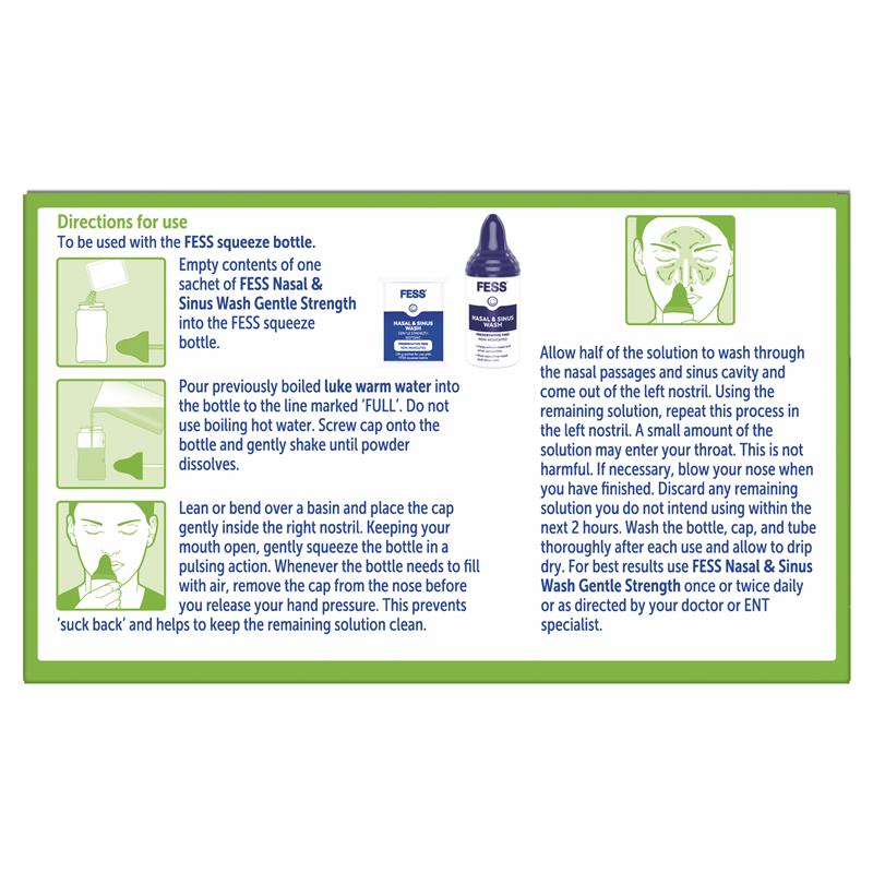 Fess Nasal & Sinus Wash Kit 120 Sachets - GimmeNow