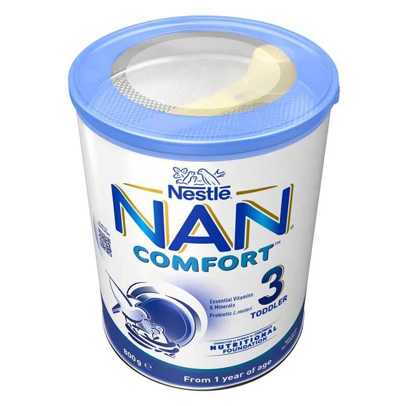 Nestle NAN COMFORT 3 Toddler Milk Drink Powder, From 1 year – 800g