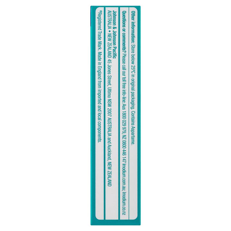 Imodium Zapid Diarrhoea Tablets 6 Pack