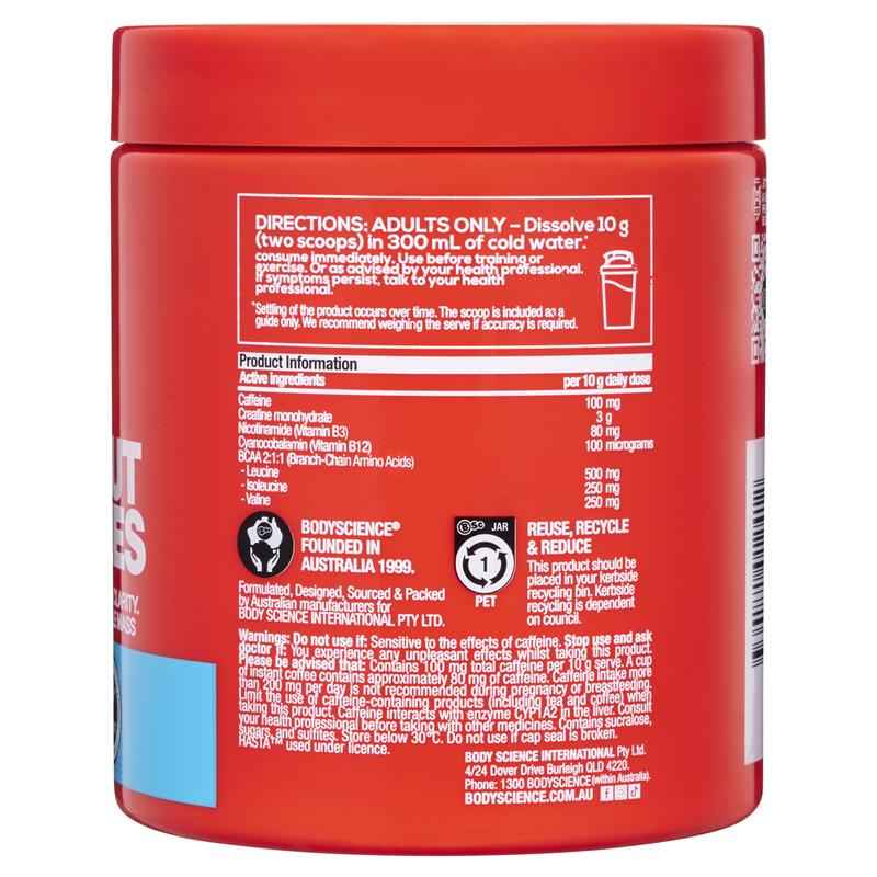 BSc K-OS Pre-Workout Blue Gummies 300g