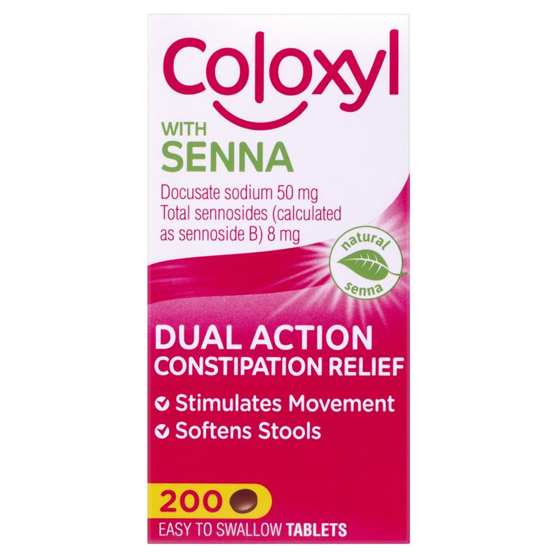 Coloxyl With Senna Tablets 200 - GimmeNow