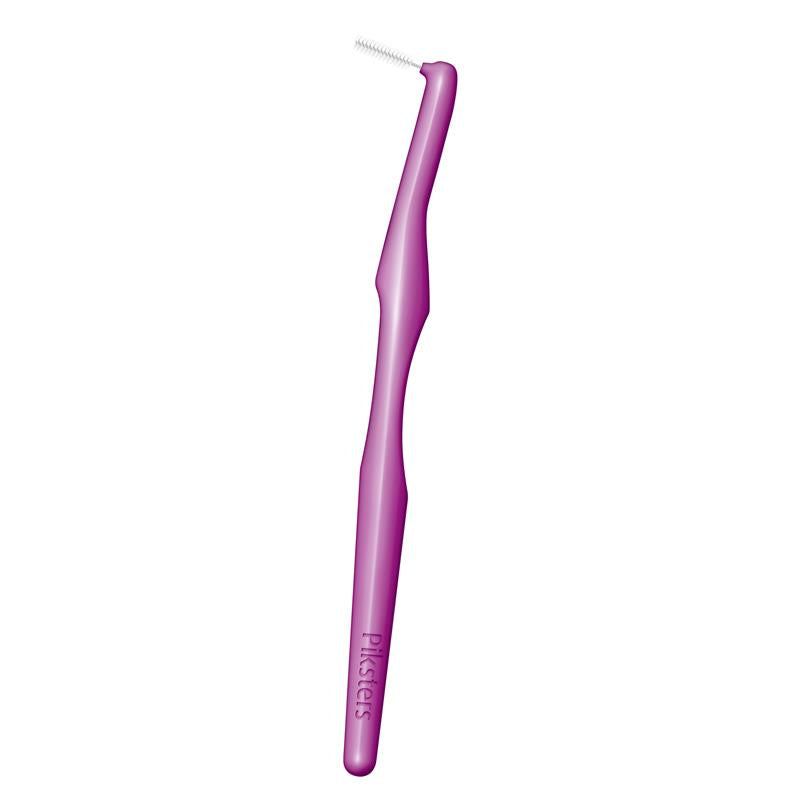 Piksters Interdental Brushes Right Angle Size 1 Purple 6 Pack