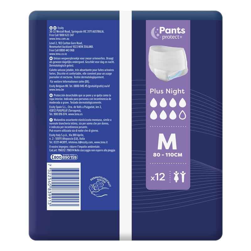 TENA Pant Night Medium 12 Pack