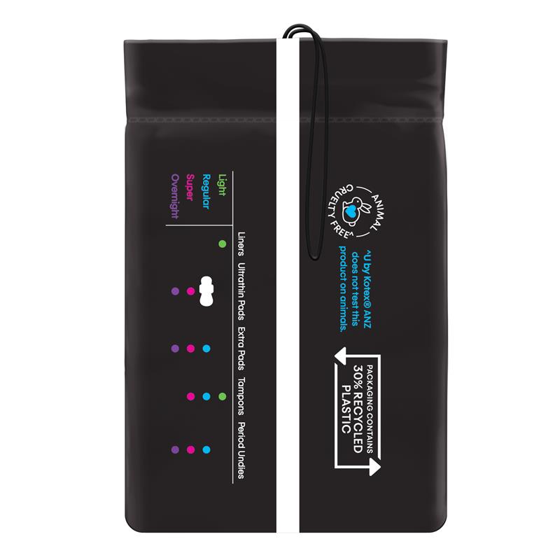 U by Kotex Ultrathin Pads Regular with Wings 20 Pack
