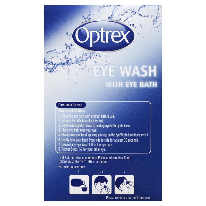 Optrex Fresh Eyes Liquid Eye Wash Bath 110ml - GimmeNow