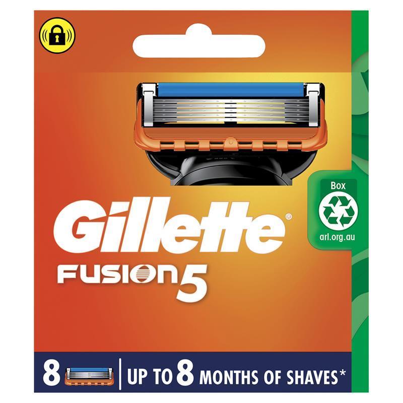 Gillette Fusion Manual Razor Blades 8 Pack - GimmeNow