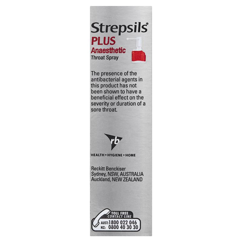 Strepsils Plus Sore Throat Numbing Spray Pain Relief - GimmeNow