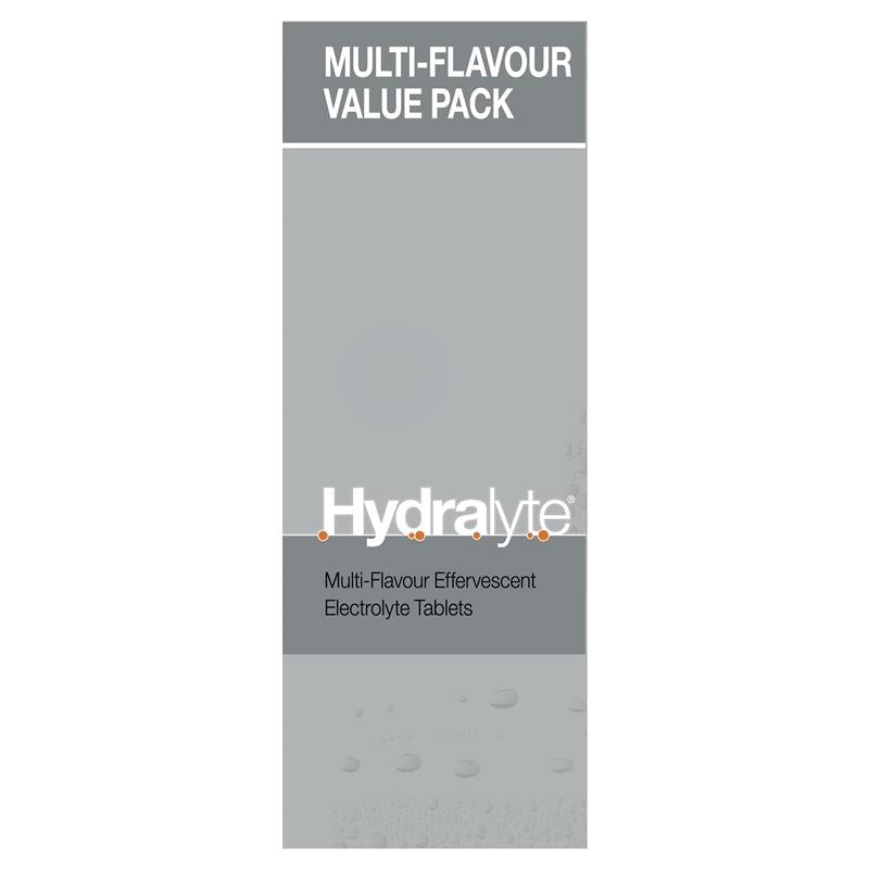 Hydralyte Electrolyte Effervescent Multi-Flavour 60 Tablets Exclusive Size - GimmeNow