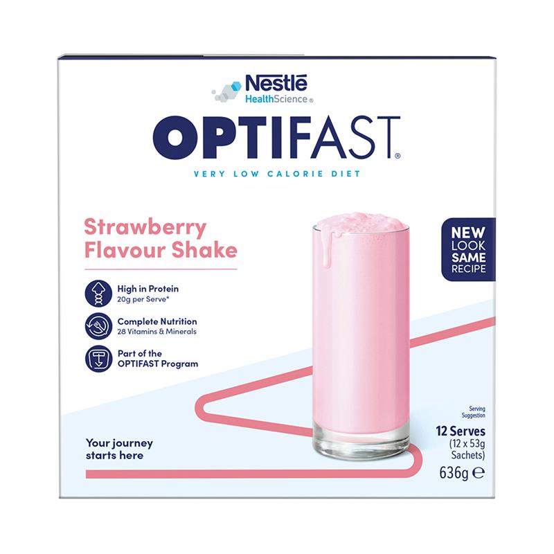 Optifast VLCD Shake Strawberry 12 x 53g