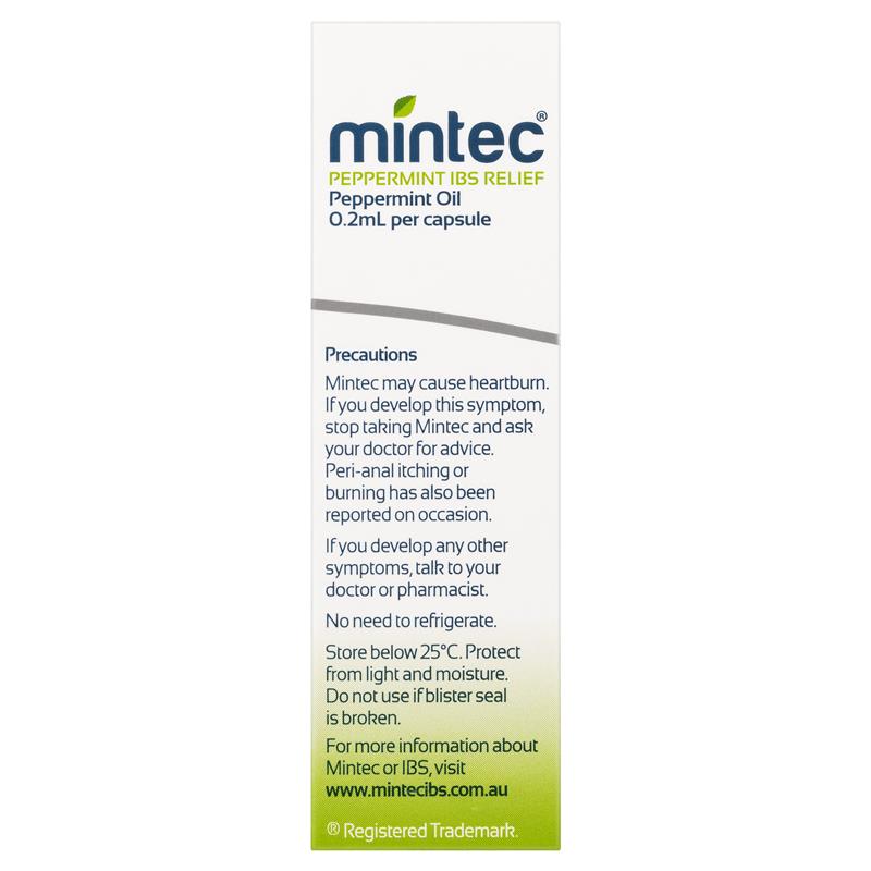 Mintec Peppermint IBS Relief 20 Capsules - GimmeNow