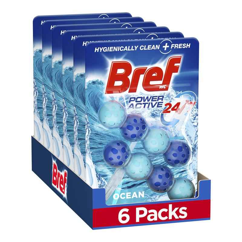 Bref Power Active Toilet Cleaner Ocean Breeze Twin Pack 100g