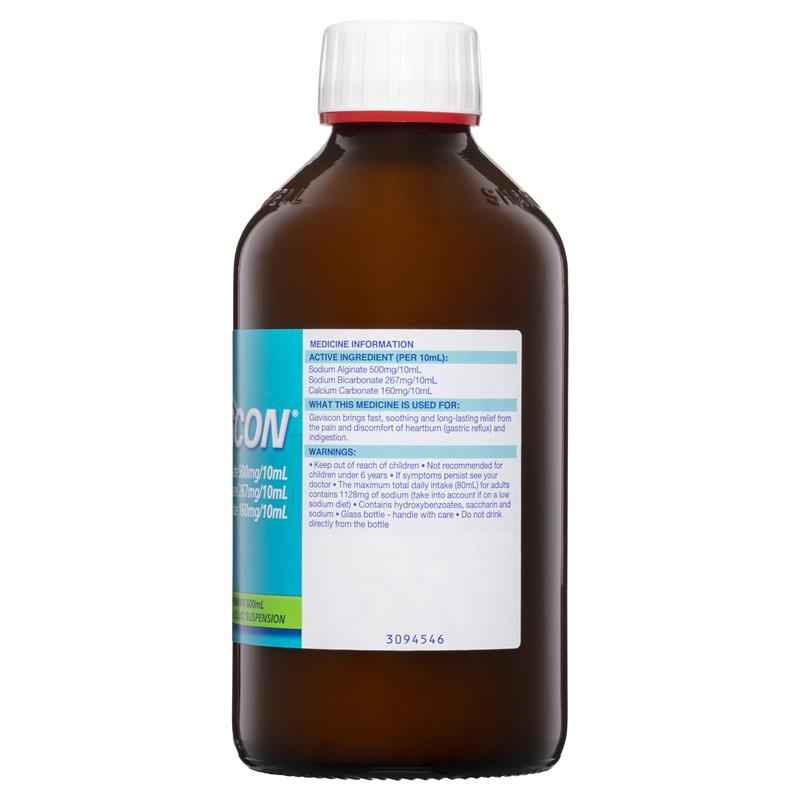 Gaviscon Core Peppermint Liquid Heartburn & Indigestion Relief 600ml