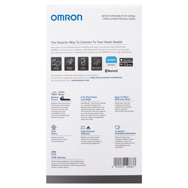 Omron HEM7361T Blood Pressure + AFIB Monitor Bluetooth - GimmeNow