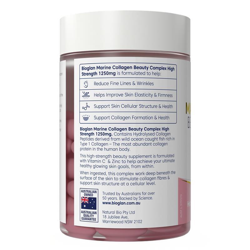 Bioglan Marine Collagen Beauty Complex 60 Tablets