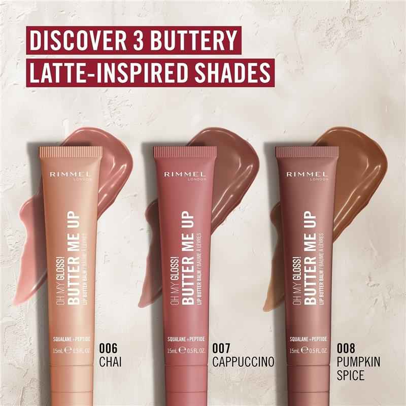 Rimmel Oh My Gloss! Butter Me Up Lip Butter 007 Lip Butter Cappuccino