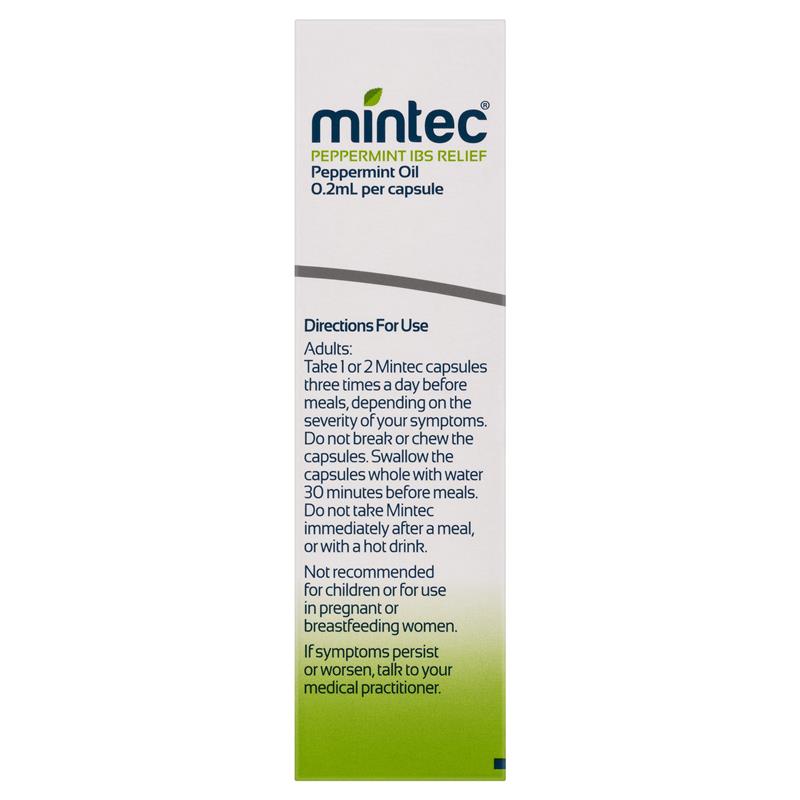 Mintec Peppermint IBS Relief 60 Capsules - GimmeNow