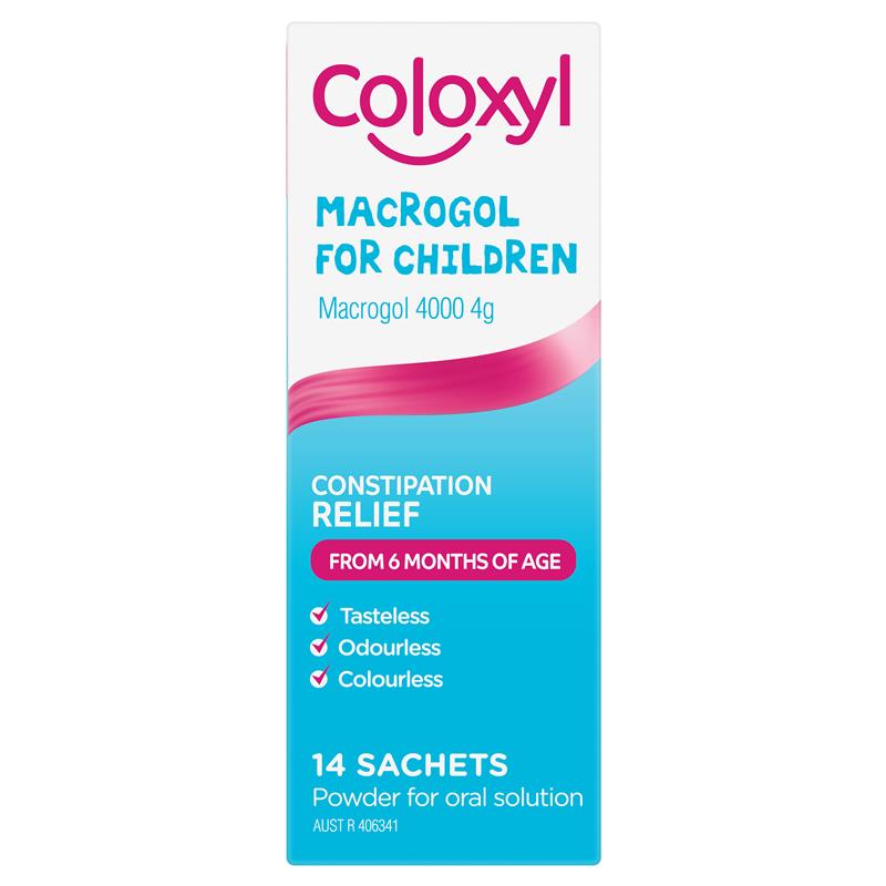 Coloxyl Macrogol For Children 14 Sachets