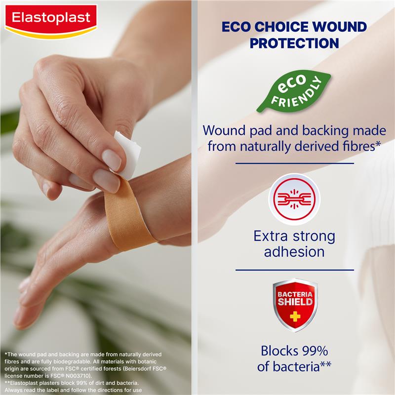 Elastoplast Green & Protect Dressing Length 1m x 6cm 10 Pack