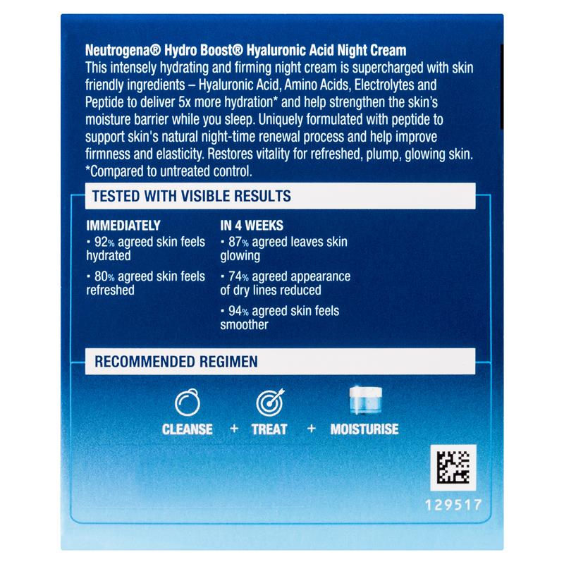 Neutrogena Hydro Boost Hyaluronic Acid Night Cream 50g - GimmeNow