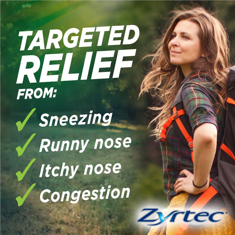 Zyrtec Antihistamine Hayfever & Allergy Nasal Spray 10mL - GimmeNow