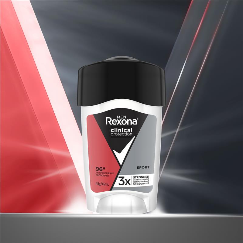 Rexona Men Clinical Protection Antiperspirant Cream Stick Sport 45ml