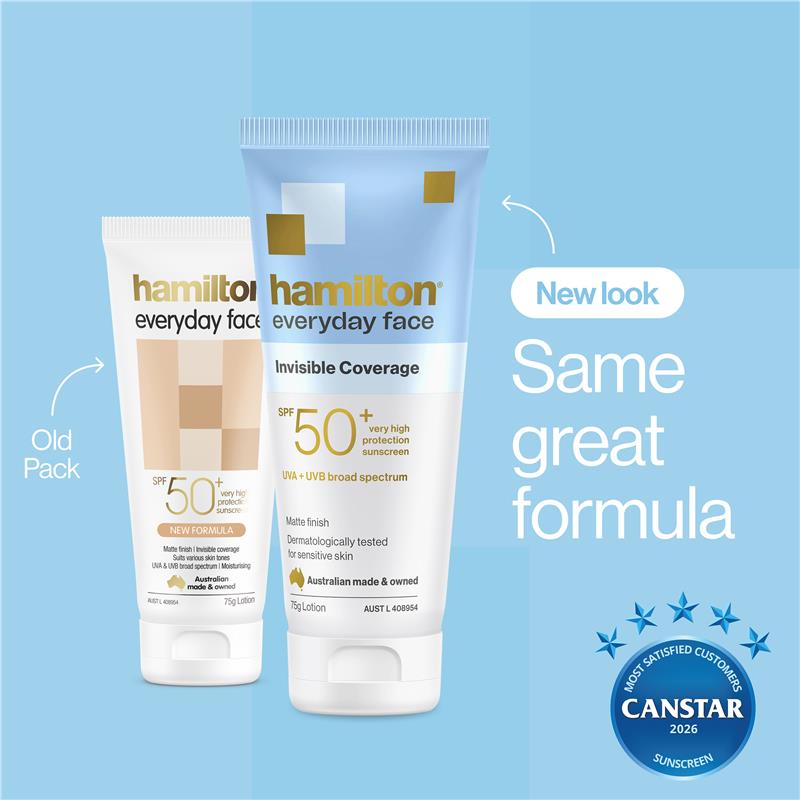 Hamilton SPF 50+ Everyday Face Cream 75g