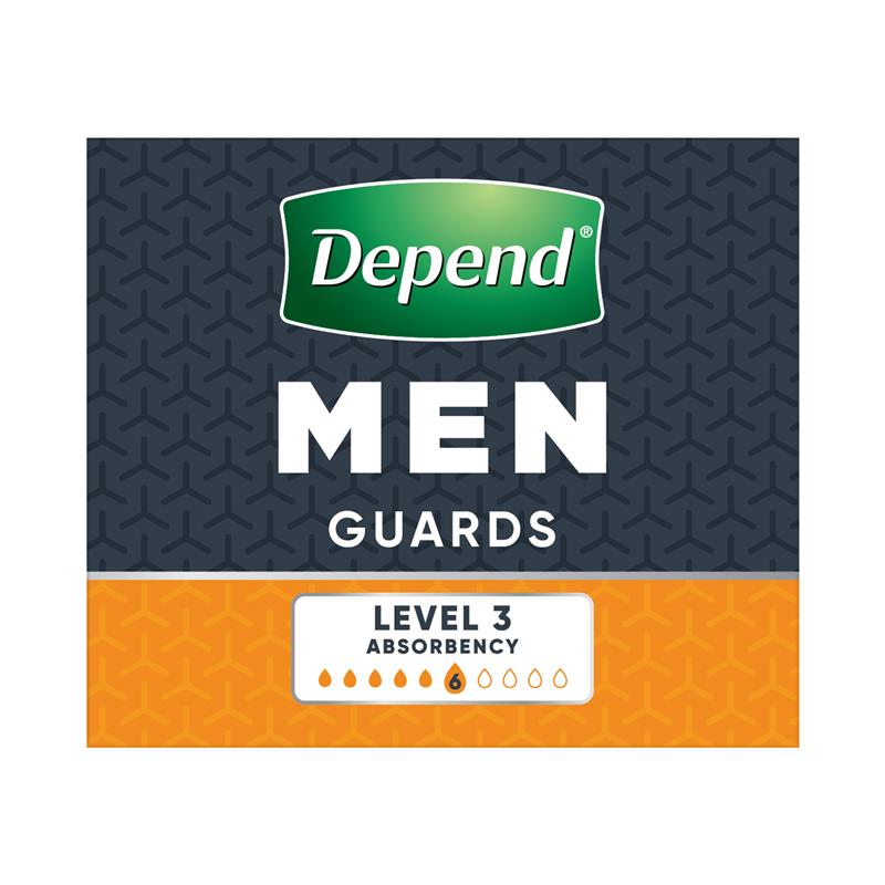 Depend for Men Guards Level 3 10 Pack