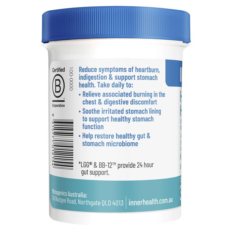 Inner Health Heartburn HP Probiotic 30 Capsules