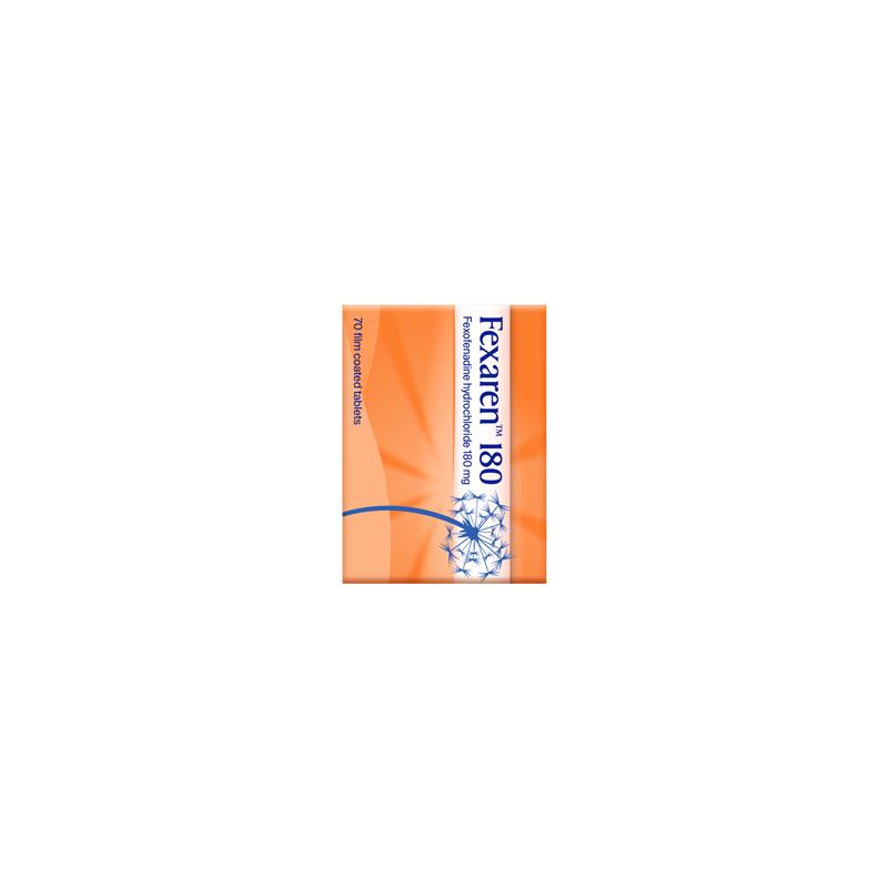 Fexaren 180mg 70 Tablets