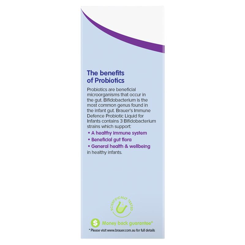Brauer Immune Defence Probiotic Liquid For Infants 45ml - GimmeNow