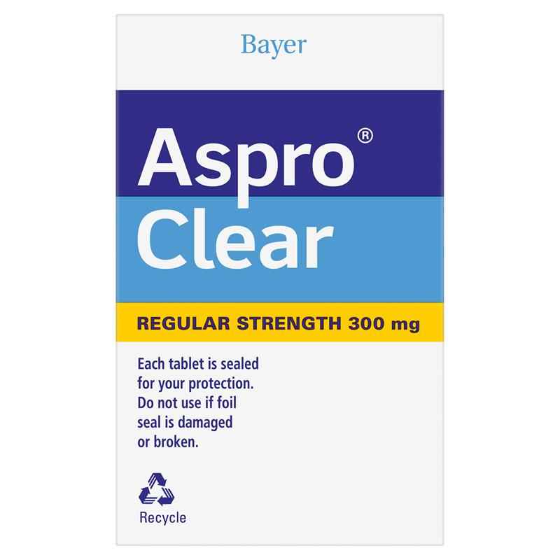 Aspro Clear Pain Relief 60 Soluble Tablets