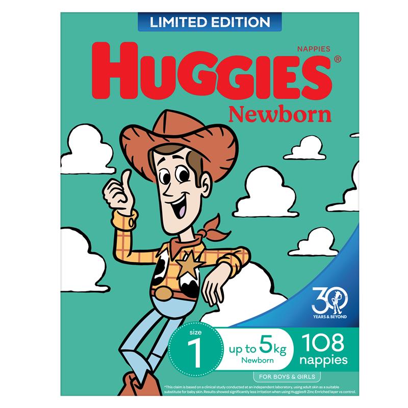 Huggies Jumbo Ultimate Newborn 108 Pack - GimmeNow