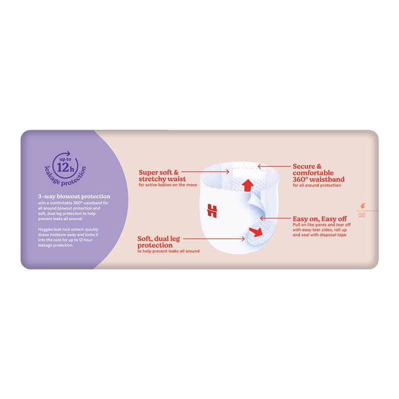 Huggies Essentials Nappy Pants Size 5 (12-17kg) 26 Pack