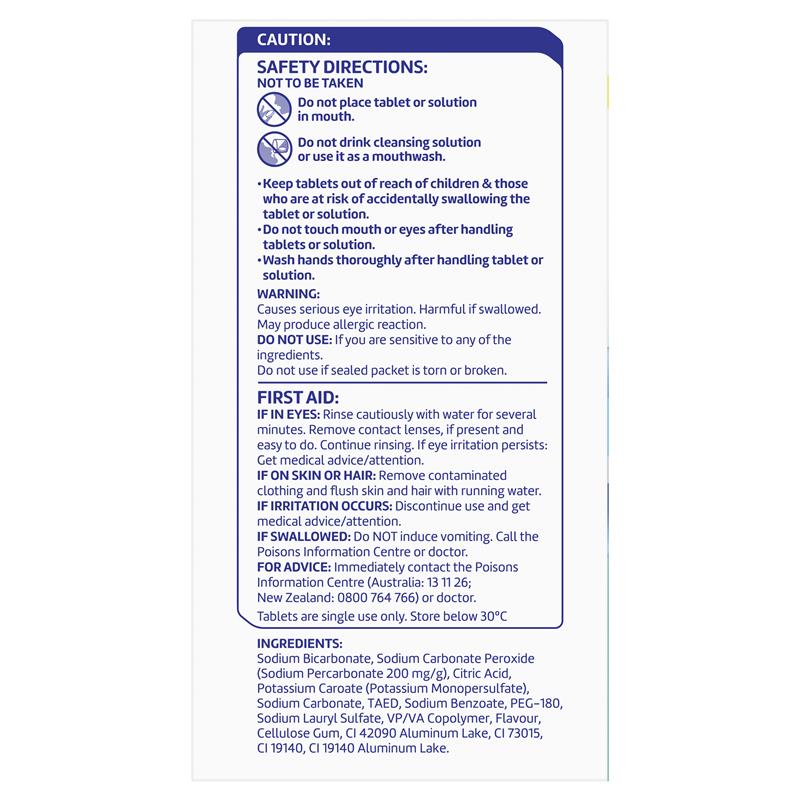 Polident Retainer and Mouthguard Cleanser 108 Tablets Exclusive Size - GimmeNow